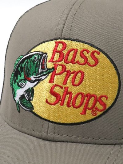 画像6: BASS PRO SHOPS EMB LOGO TWILL TRUCKER CAP OLIVE/BLACK