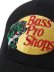 画像6: BASS PRO SHOPS EMB LOGO TWILL TRUCKER CAP BLACK/BLACK