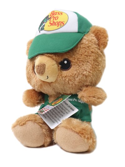 画像1: BASS PRO SHOPS PLUSH STUFFED TRUCKER CAP BEAR