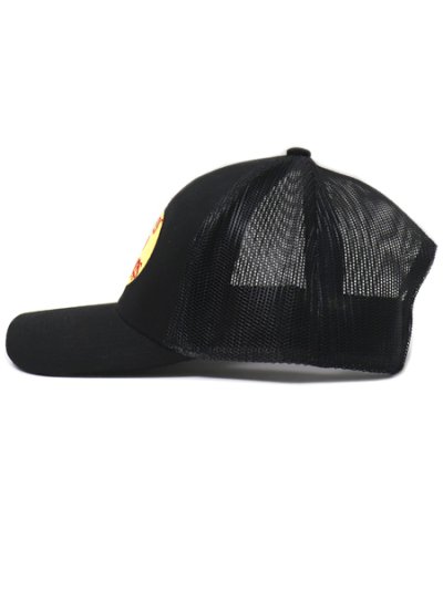 画像3: BASS PRO SHOPS EMB LOGO TWILL TRUCKER CAP BLACK/BLACK