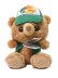 画像1: BASS PRO SHOPS PLUSH STUFFED TRUCKER CAP BEAR GREEN (1)
