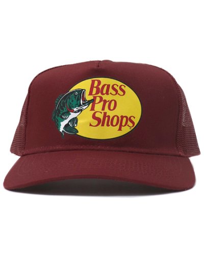 画像2: BASS PRO SHOPS MESH TRUCKER CAP-CARDINAL