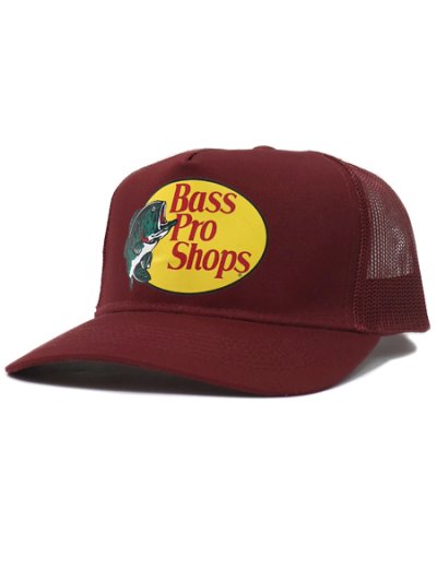 画像1: BASS PRO SHOPS MESH TRUCKER CAP-CARDINAL