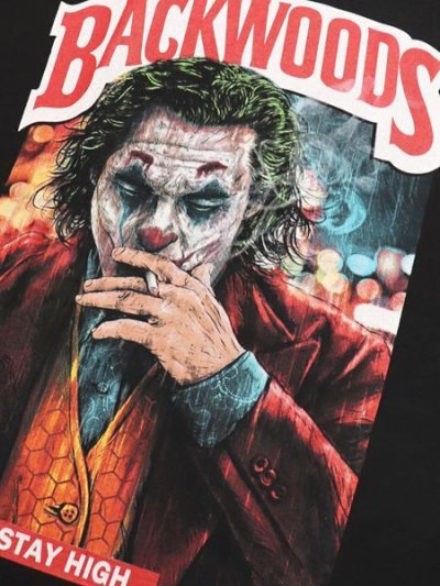 画像3: STREET WEAR SUPPLY BACKWOODS JOKER STAY HIGH TEE