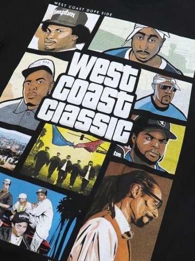 画像3: STREET WEAR SUPPLY GTA WEST COAST CLASSIC TEE