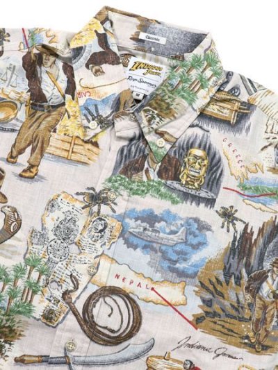 画像3: 【SALE】【送料無料】REYN SPOONER RAIDERS OF THE LOST ARK SHIRT