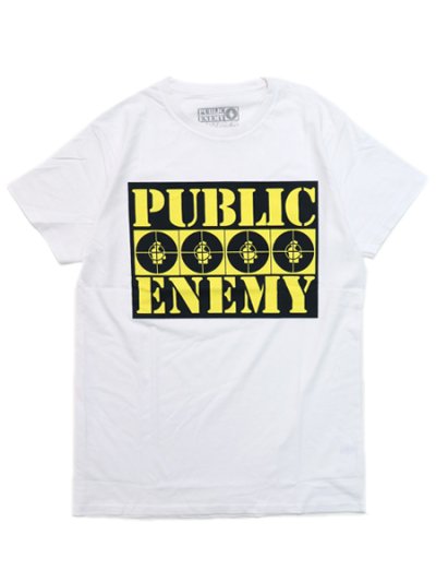 画像1: ROCK OFF PUBLIC ENEMY FOUR LOGOS TEE