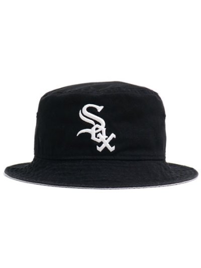 画像2: NEW ERA BUCKET01 GREY UNDER VISOR WHITE SOX