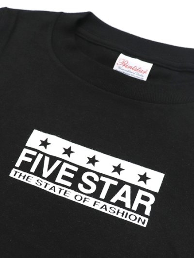 画像3: 【KIDS】FIVE STAR FIVE STAR KIDS TEE-BLACK/WHITE