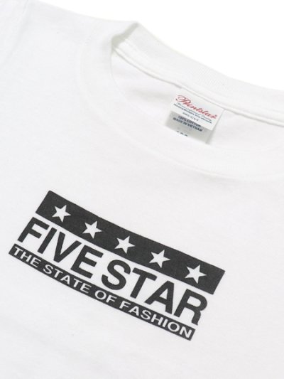 画像3: 【KIDS】FIVE STAR FIVE STAR KIDS TEE-WHITE/BLACK