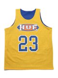 【SALE】HUF HALF COURT REVERSIBLE JERSEY BLUE/YELLOW