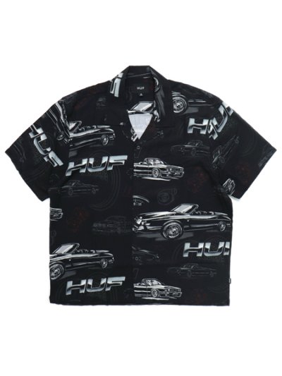 画像1: 【SALE】HUF DROP TOP RESORT SHIRT