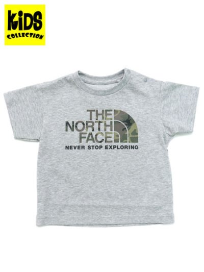 画像1: 【KIDS】THE NORTH FACE BABY S/S CAMO LOGO TEE