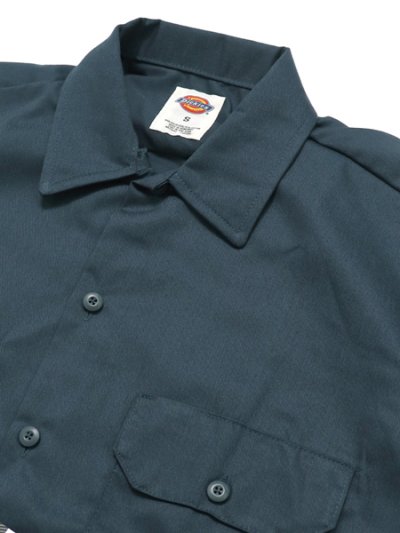 画像3: DICKIES S/S WORK SHIRT-AIRFORCE BLUE