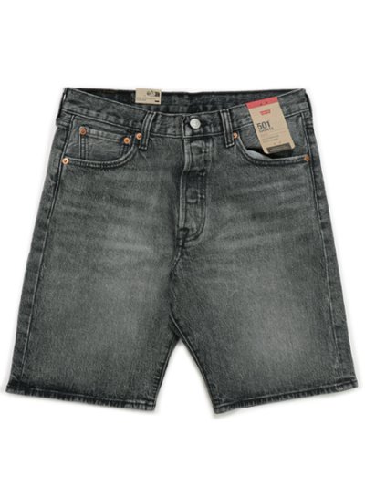 画像1: LEVI'S 501 HEMMED 9" SHORTS-GREY DAYS