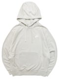 NIKE NSW FT CLUB PULL OVER L/S HOODIE-LT BONE