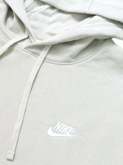 画像3: 【SALE】NIKE NSW FT CLUB PULL OVER L/S HOODIE-LT BONE
