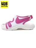 【KIDS】NIKE SUNRAY ADJUST 6 PS WHITE/COSMIC FUCHSIA