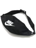 NIKE NK HERITAGE WAISTPACK-BLACK/BLACK/WHITE