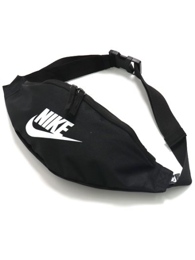 画像1: NIKE NK HERITAGE WAISTPACK-BLACK/BLACK/WHITE