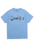 【SALE】COOKIES CLOTHING CORSICA LOGO FILL 1 TEE CAROLINA BLUE/BK