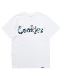 【SALE】COOKIES CLOTHING CORSICA LOGO FILL 1 TEE WHITE/BLACK