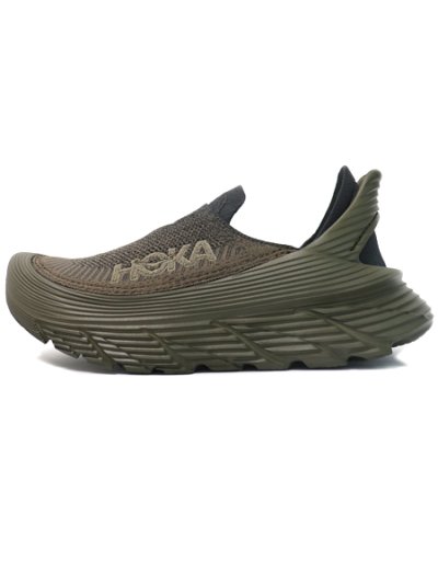 画像1: 【送料無料】HOKA RESTORE TC DARK OLIVE/BLACK