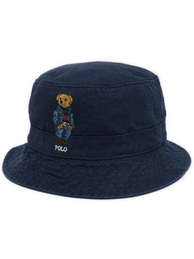 画像2: 【送料無料】POLO RALPH LAUREN DENIM BEAR BUCKET HAT