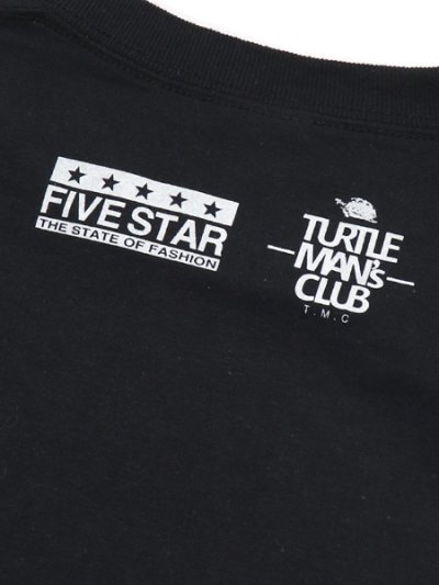 画像4: 【MEGA SALE】TURTLE MAN'S CLUB FIVE STAR NO PROBLEM TEE BLACK