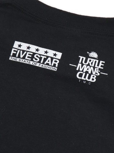 画像4: 【SALE】TURTLE MAN'S CLUB FIVE STAR NO PROBLEM TEE BLACK