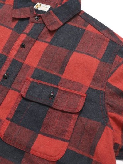 画像3: 【送料無料】SUNNY INC CLASSIC WORK SHIRT COTTON BAFFALO PLAD