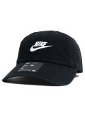 NIKE CLUB U CB FUT WSH L CAP-BLACK/WHITE