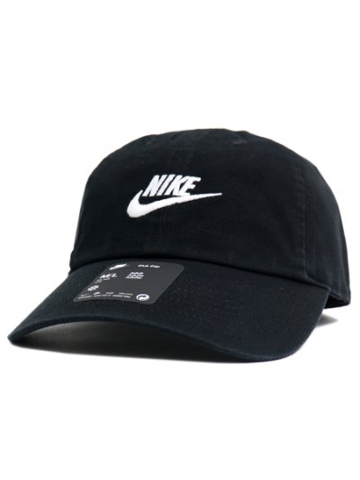 画像1: NIKE CLUB U CB FUT WSH L CAP-BLACK/WHITE