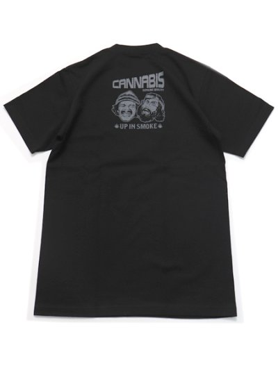 画像2: STREET WEAR SUPPLY BACKWOODS C&C CANNABIS TEE BLACK/BLUE