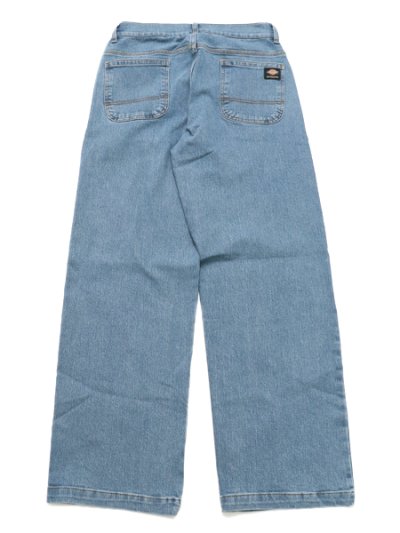 画像2: 【送料無料】DICKIES WINGVILLE LOOSE JEANS-LIGHT DENIM