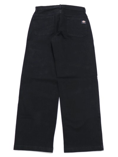 画像2: 【送料無料】DICKIES WINGVILLE LOOSE JEANS-BLACK DENIM