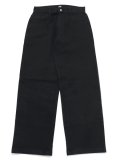 【送料無料】DICKIES WINGVILLE LOOSE JEANS-BLACK DENIM