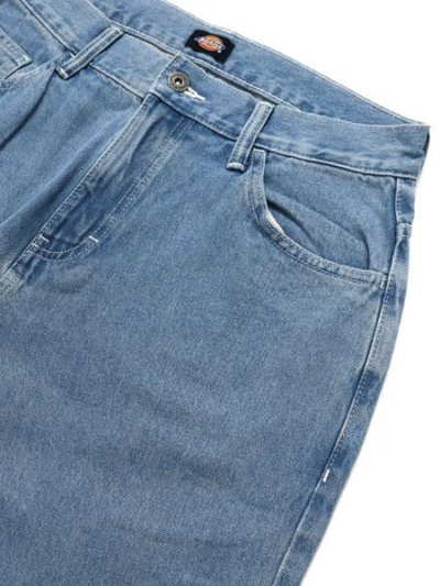 画像3: 【送料無料】DICKIES LOOSE.F DOUBLE KNEE JEANS-LIGHT DENIM