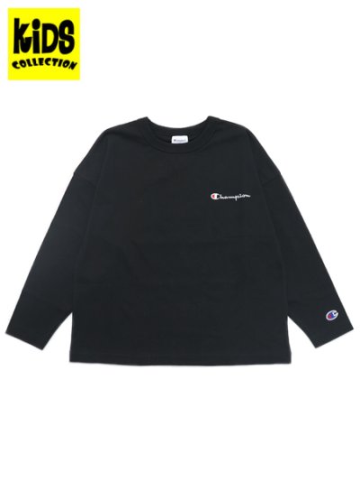 画像1: 【KIDS】CHAMPION KIDS US COTTON L/S TEE LOOSE FIT