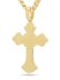 画像3: 【送料無料】KING ICE FLEUR DE LIS CROSS 2" GOLD NECKLACE (3)