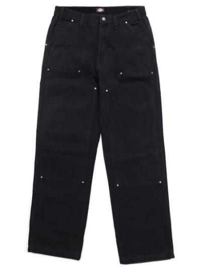 画像1: 【送料無料】DICKIES RELAXED.F DOUBLE KNEE DUCK PANT-STW BLK