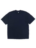 LOS ANGELES APPAREL 6.5oz GARMENT DYED CREW TEE-NAVY