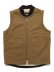 画像1: 【送料無料】DICKIES CANVAS LINED DUCK VEST-STONEWASHED BROWN (1)