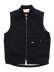 画像1: 【送料無料】DICKIES CANVAS LINED DUCK VEST-STONEWASHED BLACK (1)