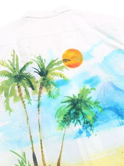 画像4: 【SALE】LEVI'S THE SUNSET CAMP SHIRT PALM SCENE