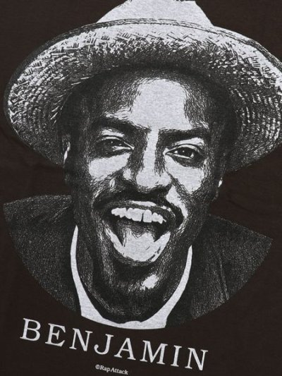 画像3: 【SALE】Rap Attack BENJAMIN TEE DARK CHOCOLATE