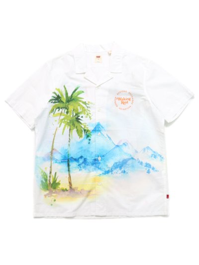 画像1: LEVI'S THE SUNSET CAMP SHIRT PALM SCENE