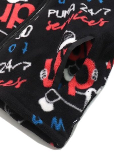 画像4: 【SALE】PUMA UPTOWN POLAR FLEECE JACKET-PUMA BLACK