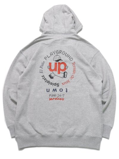 画像1: 【SALE】PUMA UPTOWN HOODIE-LIGHT GRAY HEATHER