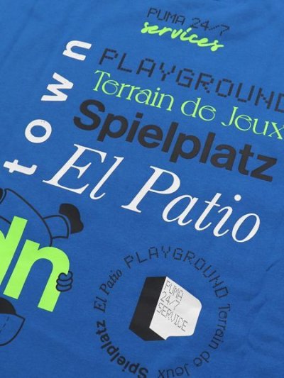 画像6: 【SALE】PUMA UPTOWN GRAPHIC L/S TEE-RACING BLUE